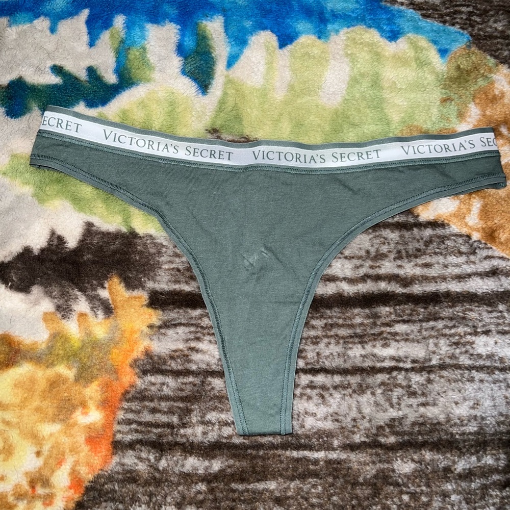 Victoria's Secret Green Cheeky Swim Bottoms